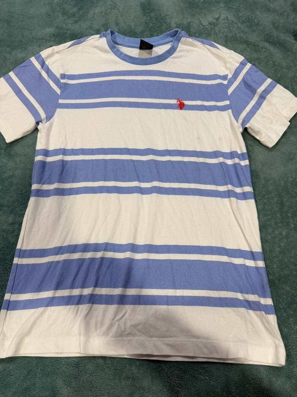 U.S. Polo Assn. Striped Cotton Jersey T-Shirt, Size S